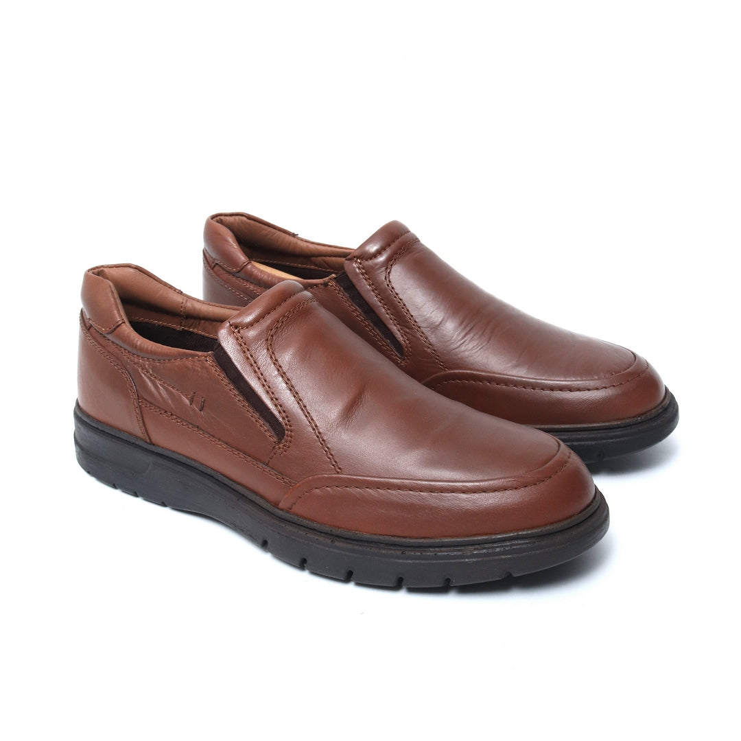 Branded Formal leather Shoe 5808 Tan