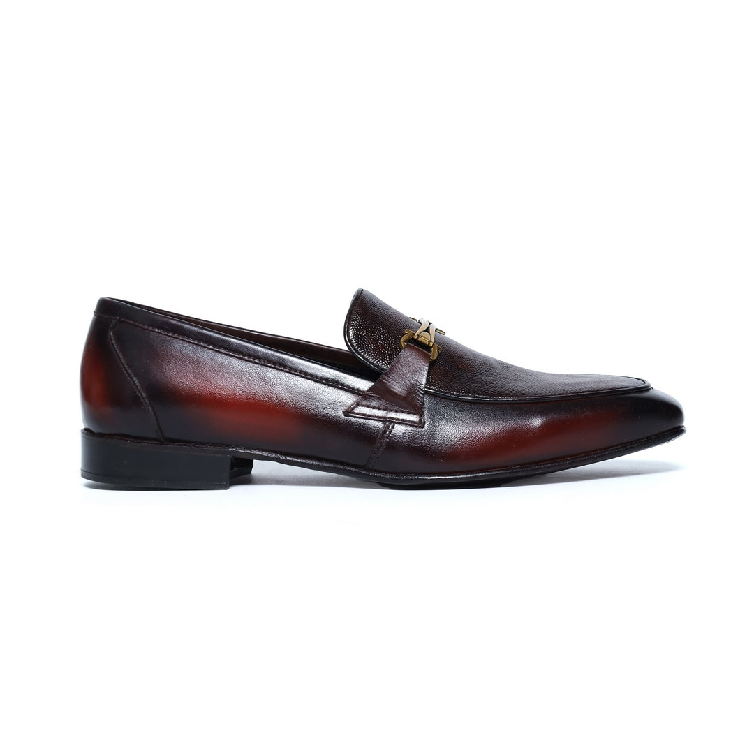 Hand Made leather Maroon shoes 5115