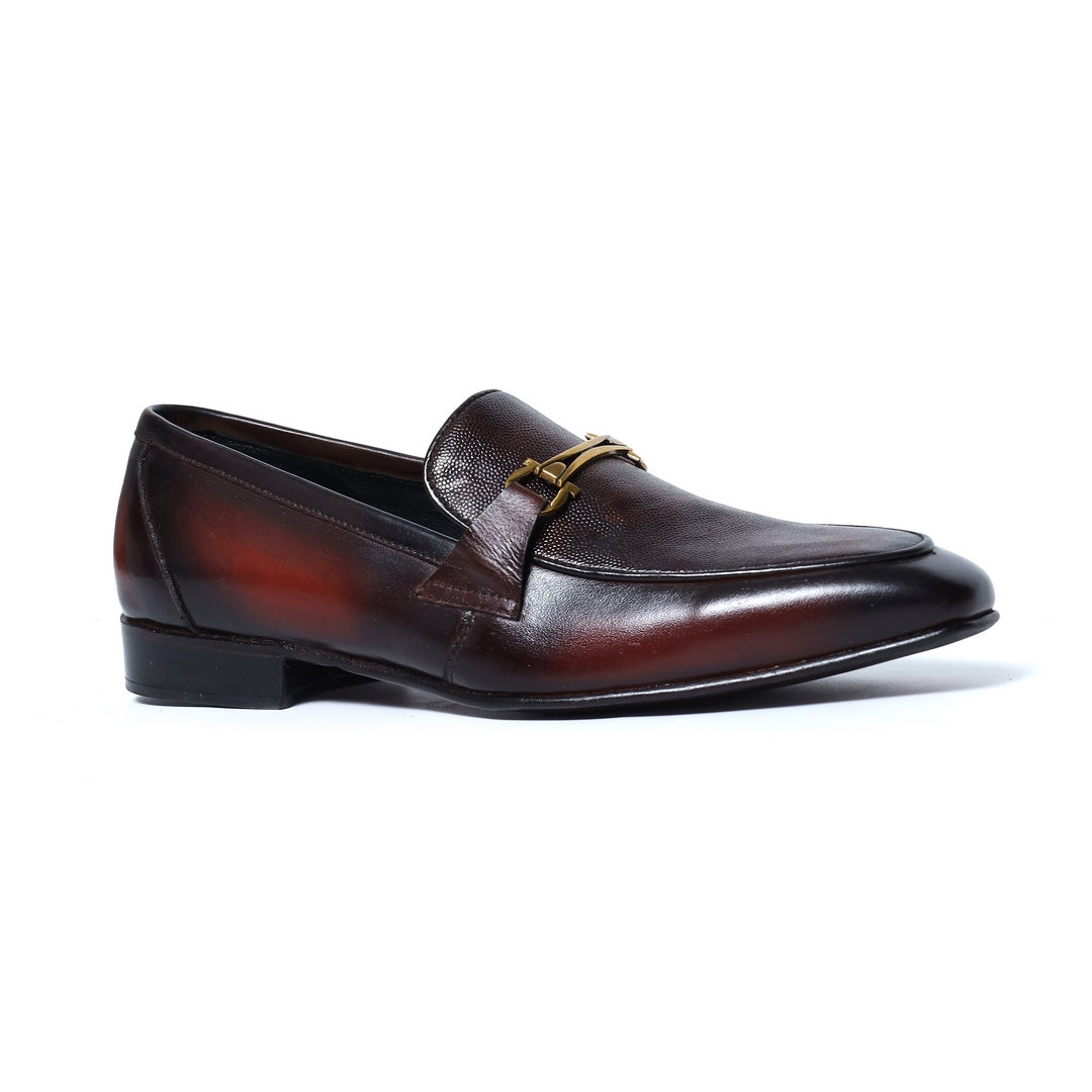 Hand Made leather Maroon shoes 5115