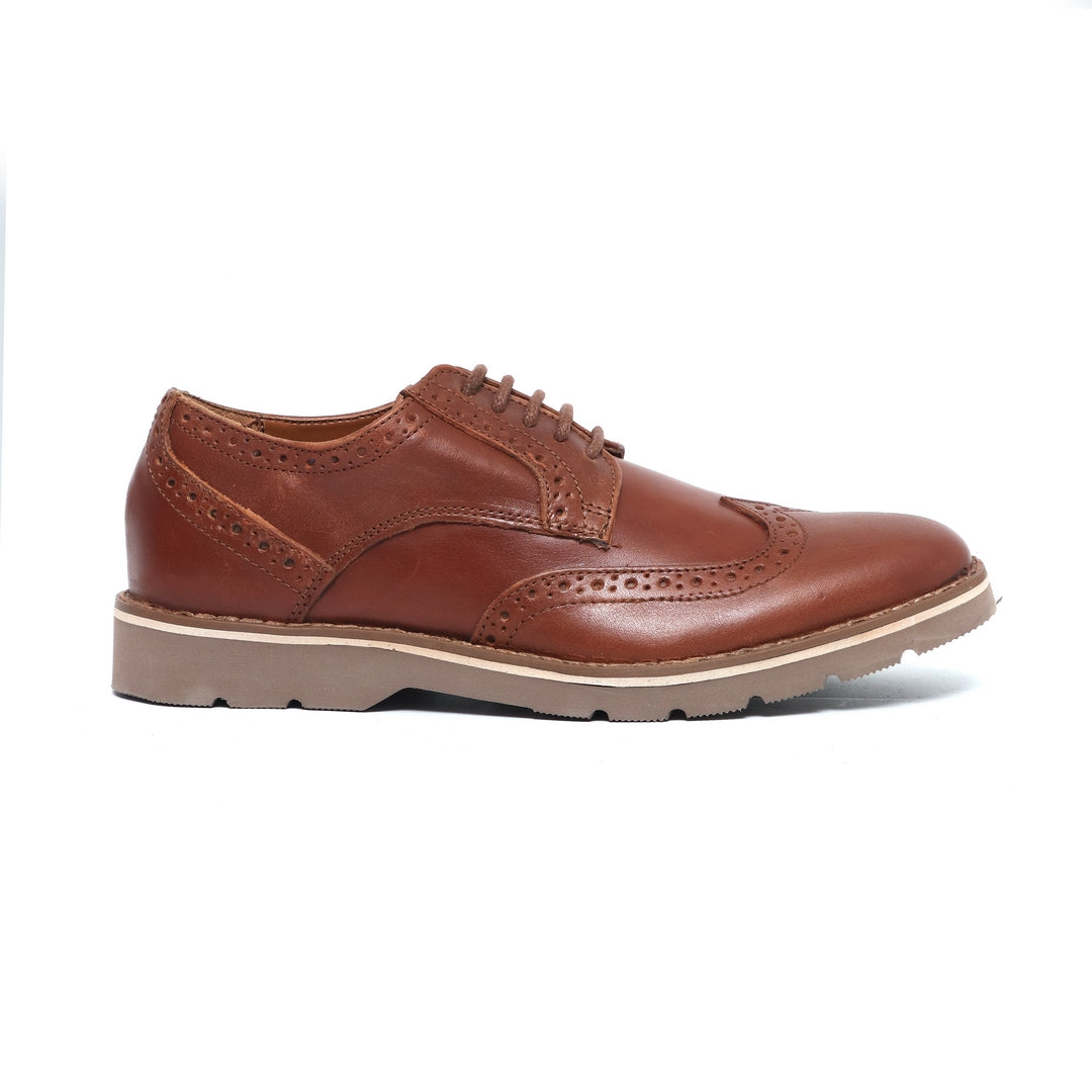Formal leather shoes Tan Color 4501