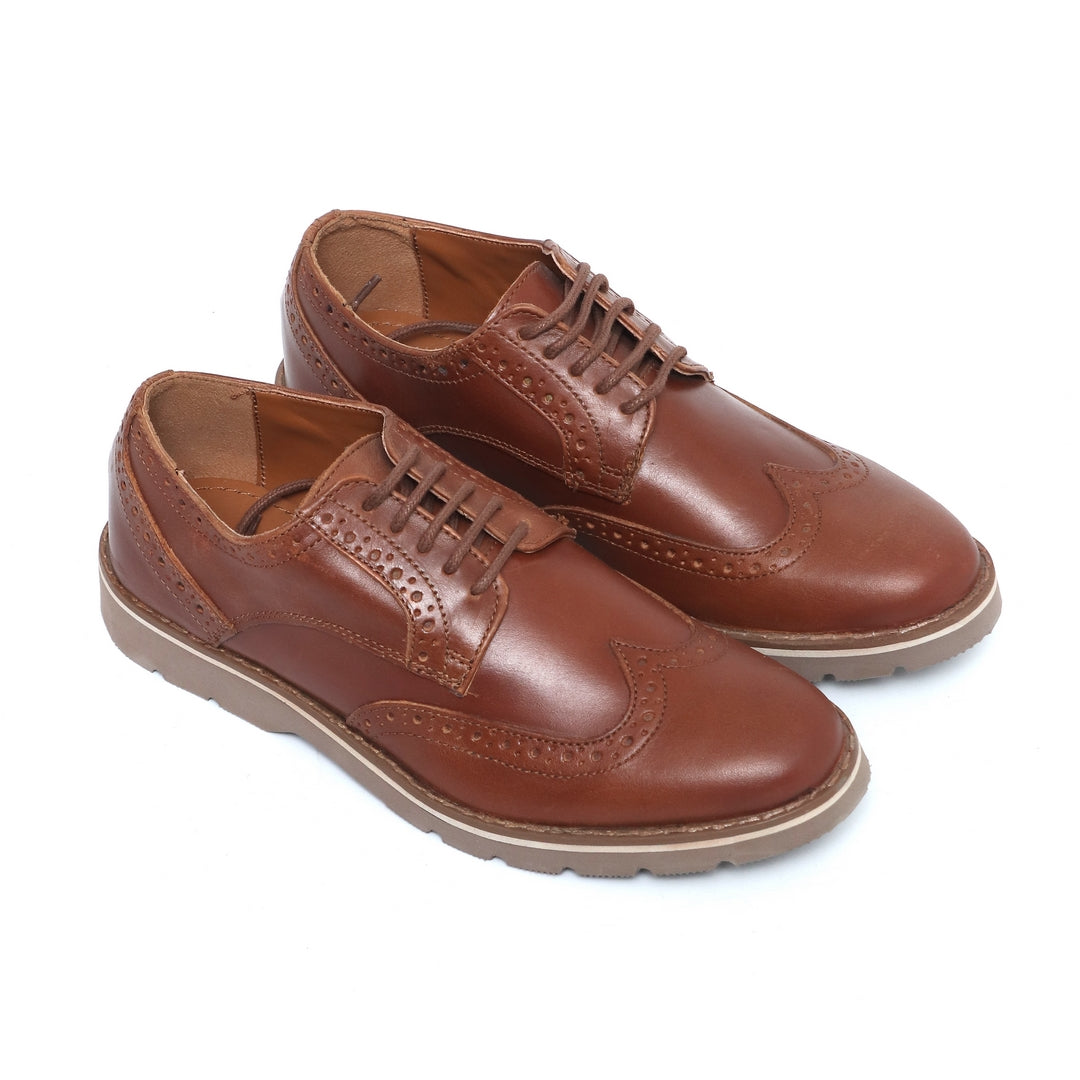 Formal leather shoes Tan Color 4501