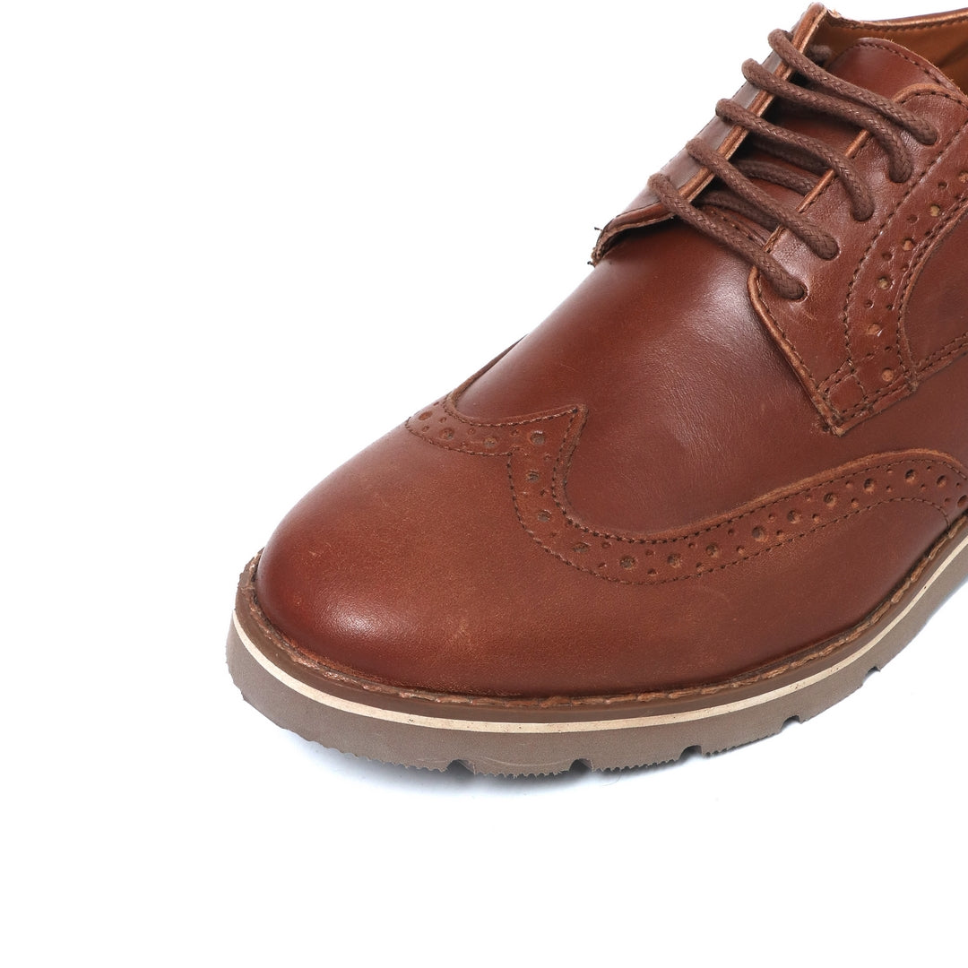 Formal leather shoes Tan Color 4501
