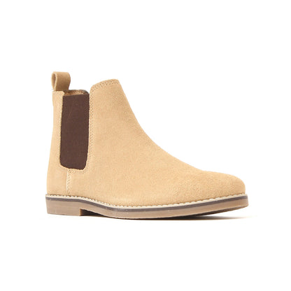 Heritage Branded Men Chelsea Boot Beige 7727