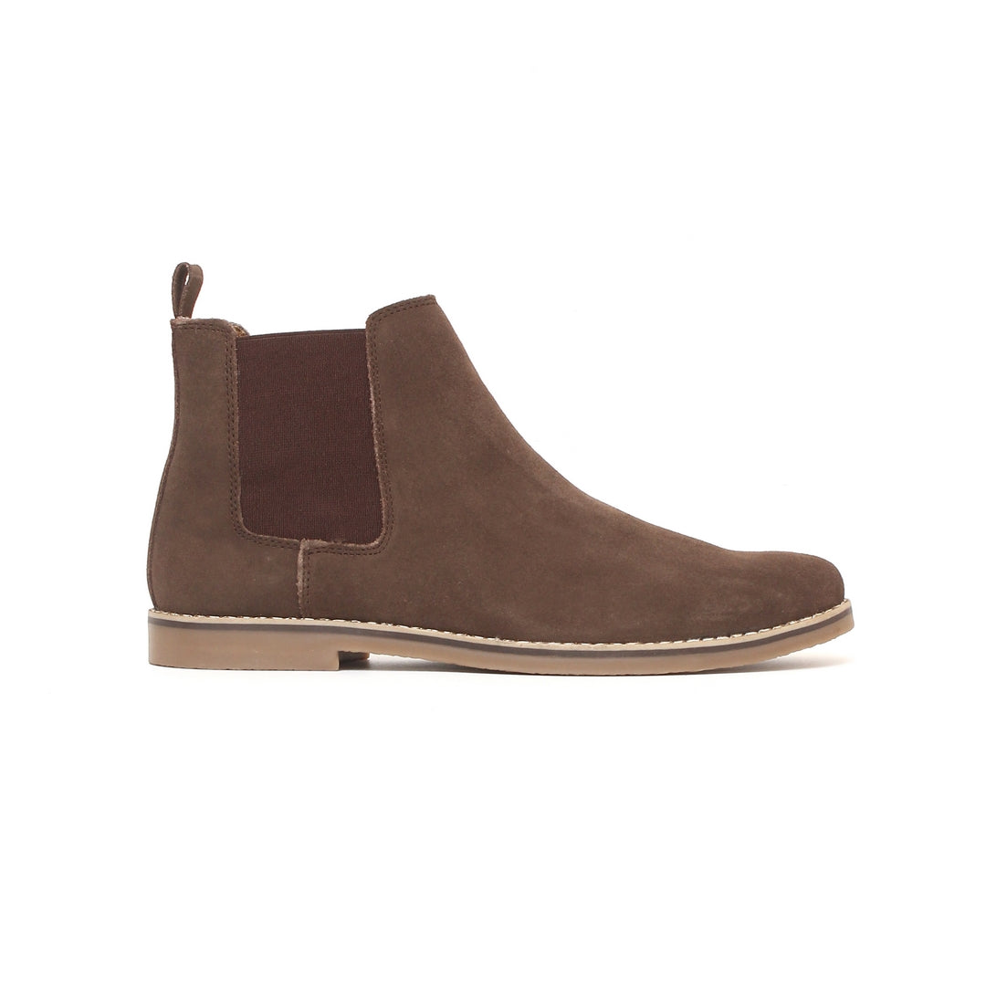 Heritage Branded Men Chelsea Boot7727  Brown Suede