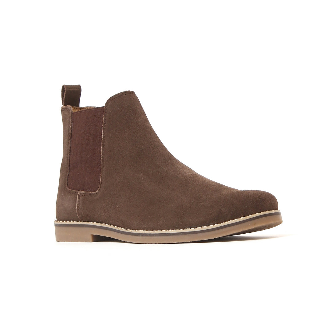 Heritage Branded Men Chelsea Boot7727  Brown Suede