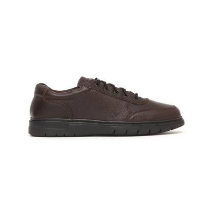 Polish able Leather Sneakers Brown 5907