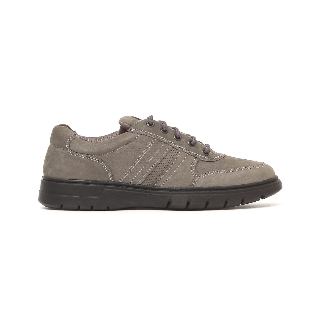 Nubuck Leather Sneakers Grey 5907