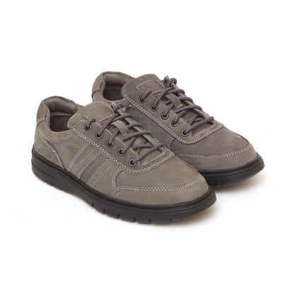 Nubuck Leather Sneakers Grey 5907