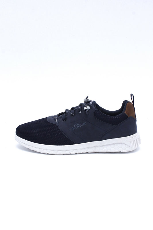 S.Oliver Sneakers leather upper EVA Sole Navy 7373