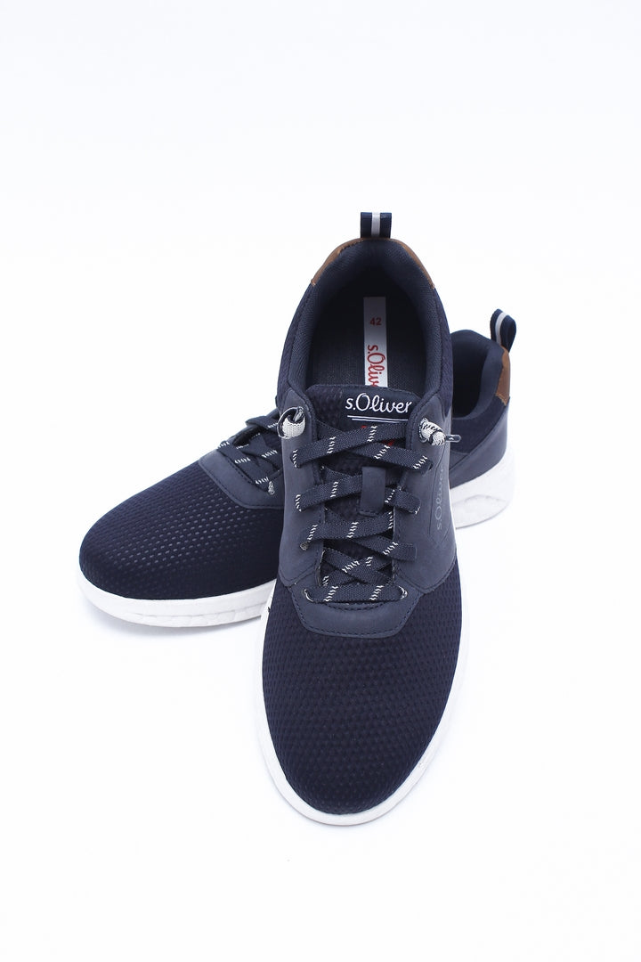 S.Oliver Sneakers leather upper EVA Sole Navy 7373