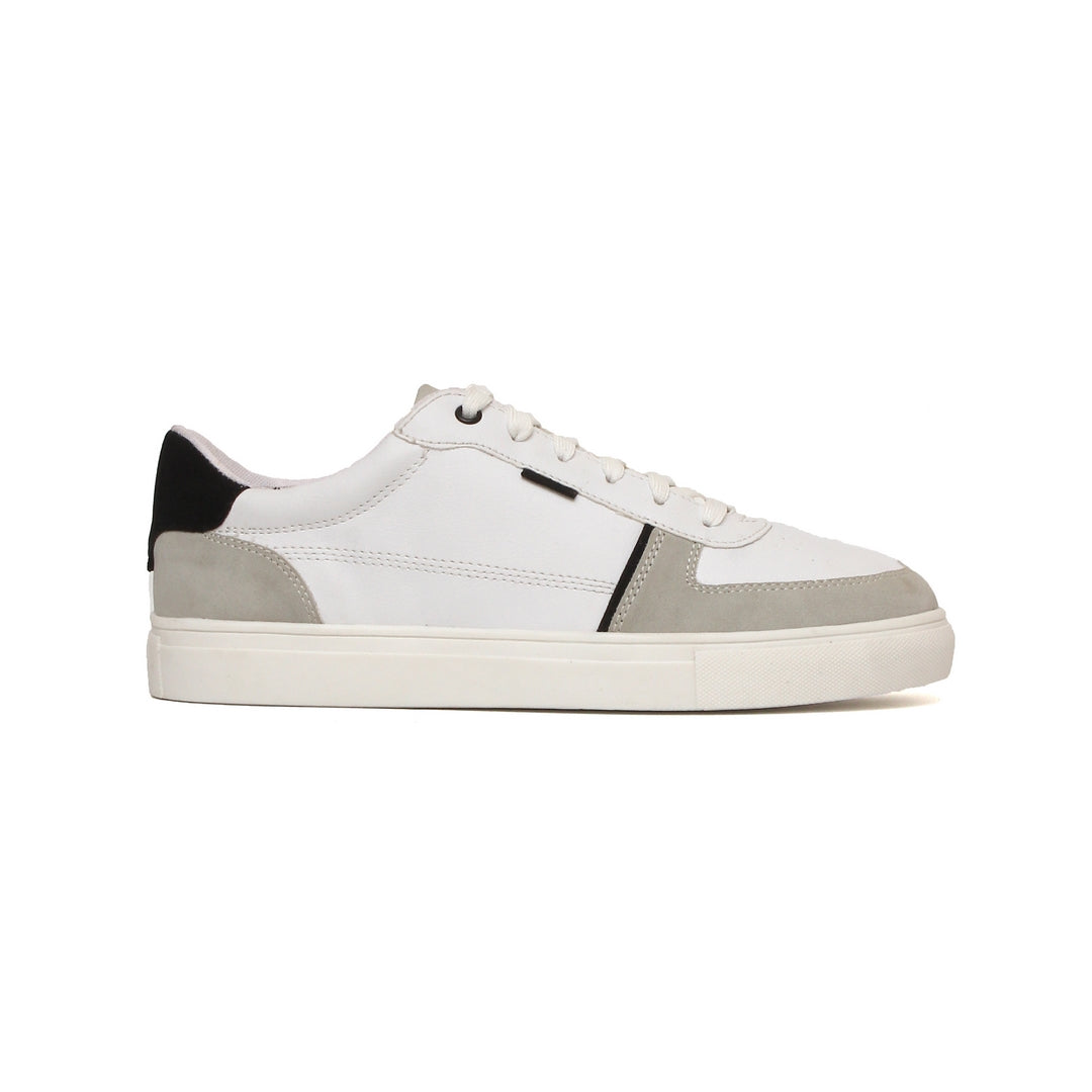 Sneakers leather upper White/Black 7289