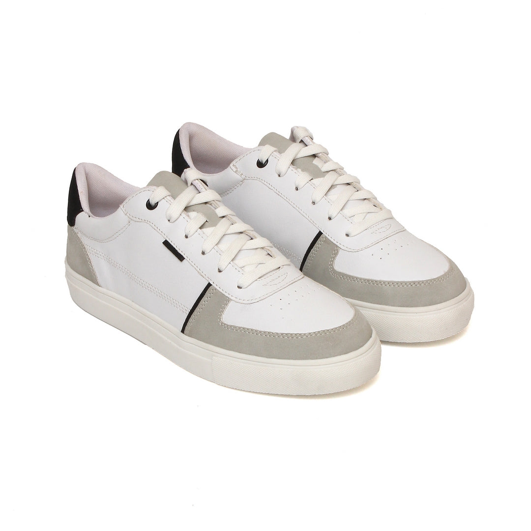 Sneakers leather upper White/Black 7289