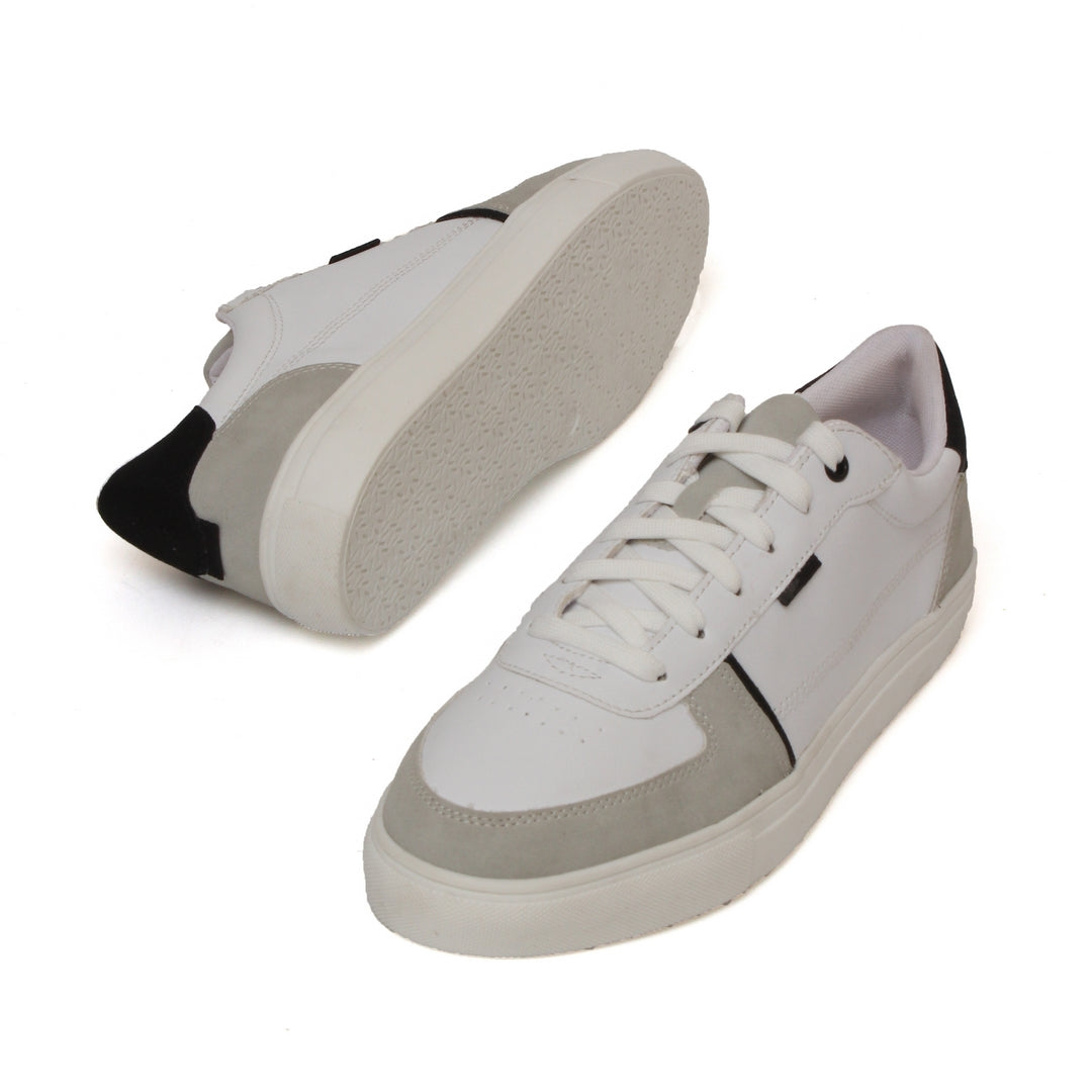 Sneakers leather upper White/Black 7289