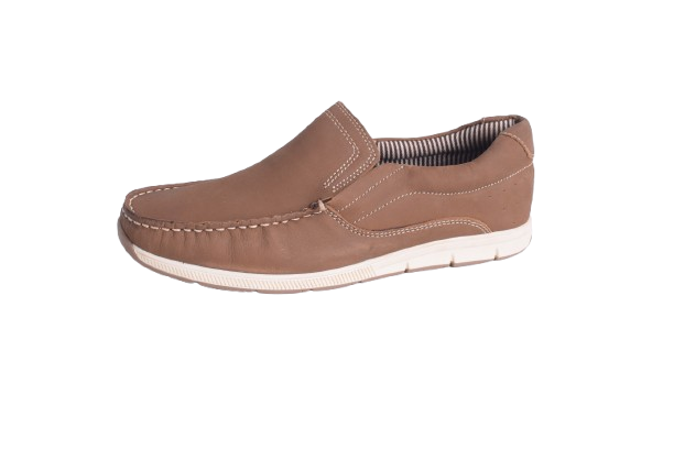 Branded Leather upper Moccasin 6211 Brown