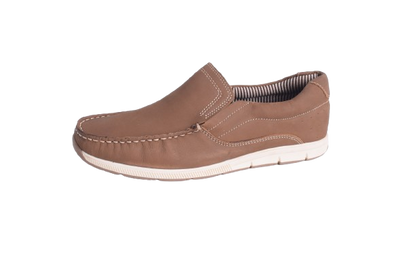 Branded Leather upper Moccasin 6211 Brown