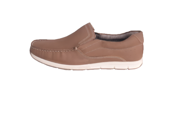 Branded Leather upper Moccasin 6211 Brown