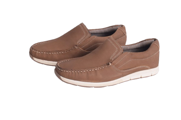 Branded Leather upper Moccasin 6211 Brown