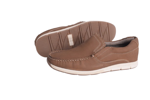 Branded Leather upper Moccasin 6211 Brown