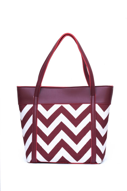 Wave Shoulder Bag Maroon