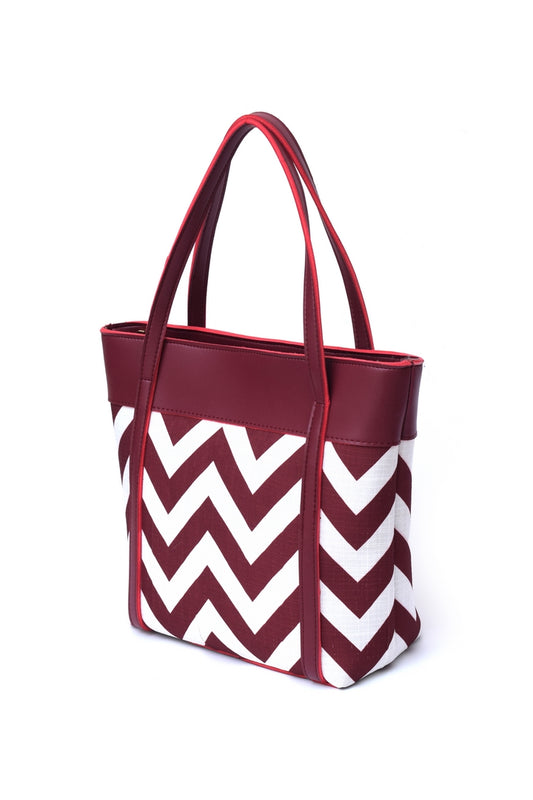 Wave Shoulder Bag Maroon