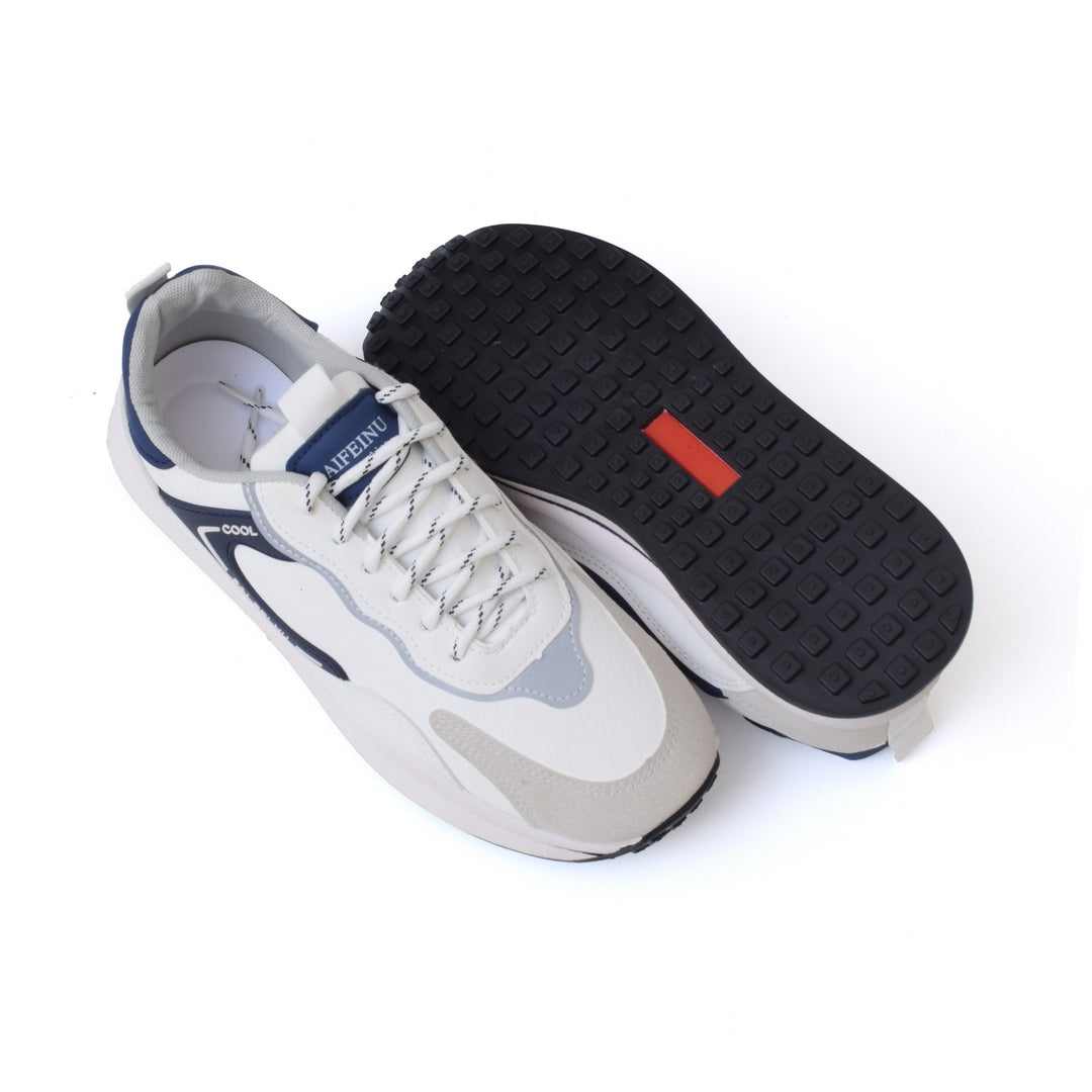 Sporty Men shoes Royal Stallion White Grey