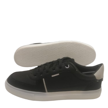 Sneakers leather upper Black/White 7289