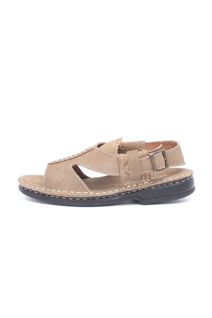 Kohati Men Sandal leather upper Camal color