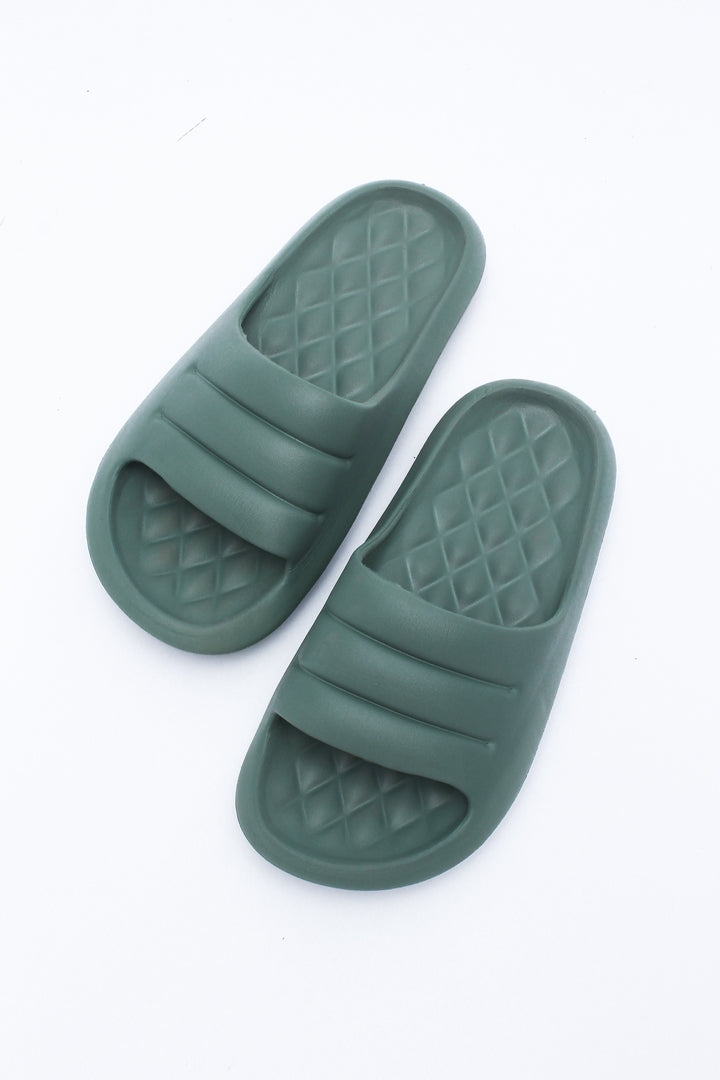 China EVA soft Slipper Lt Green