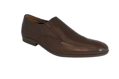 Formal leather Upper Moc Liberia-Brown