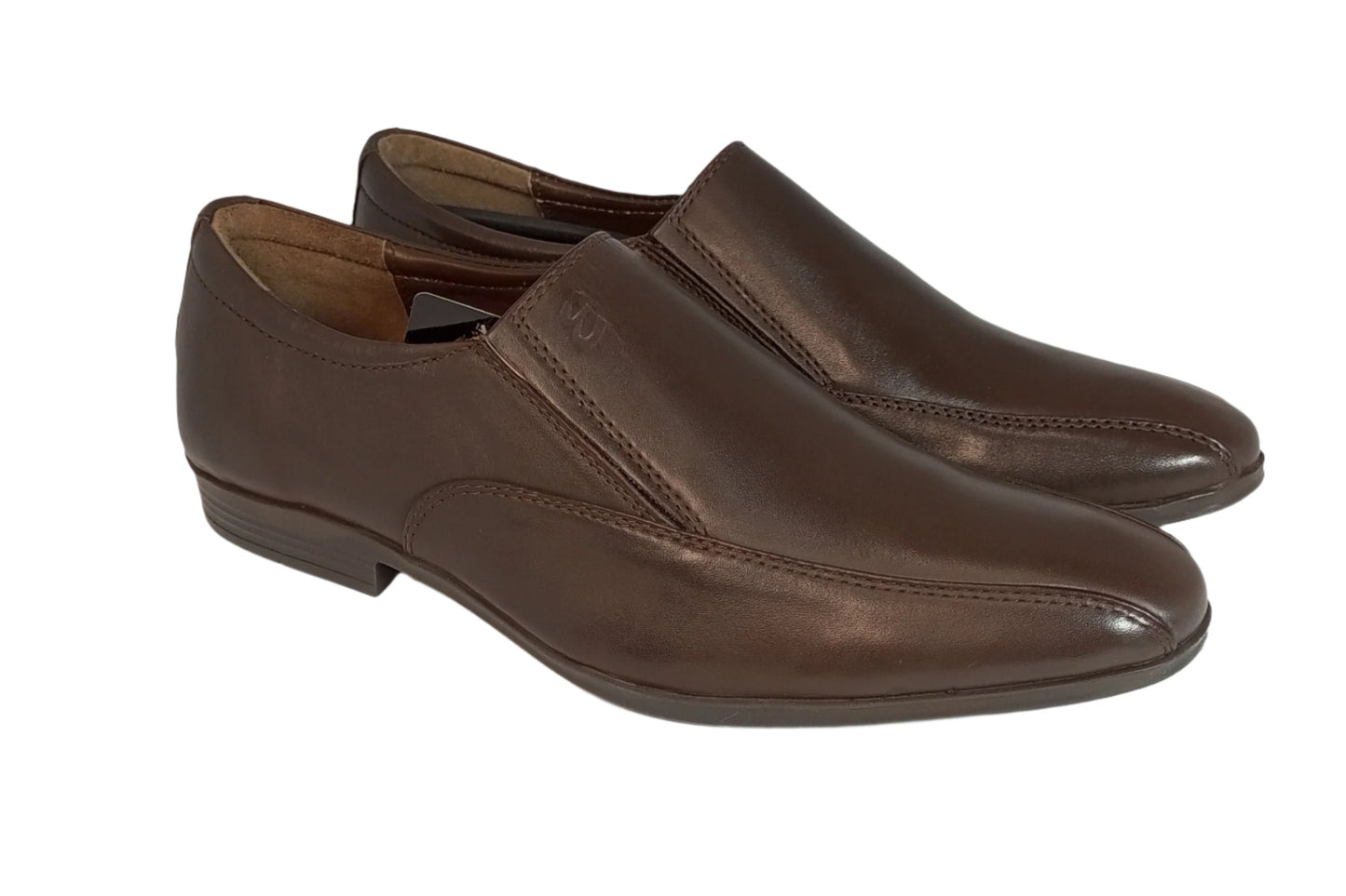 Formal leather Upper Moc Liberia-Brown