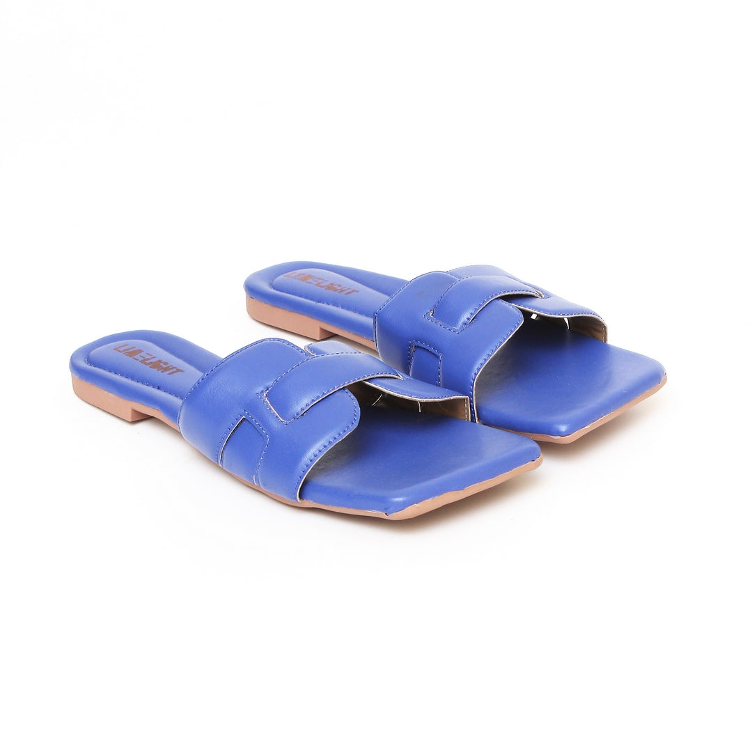 Soft Strap Slipper Blue