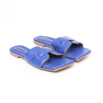 Soft Strap Slipper Blue