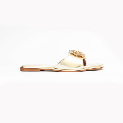 Stone Bukal Slipper Gold