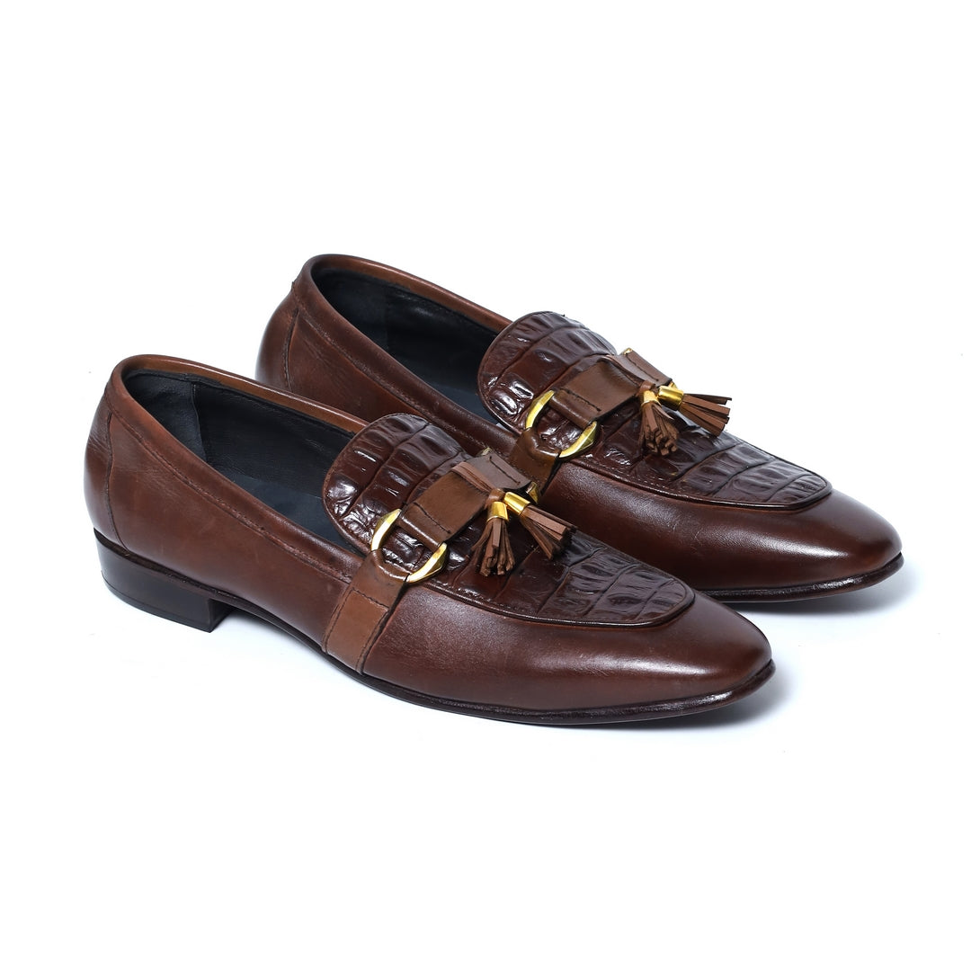 Hand Made leather Brown shoes 5112