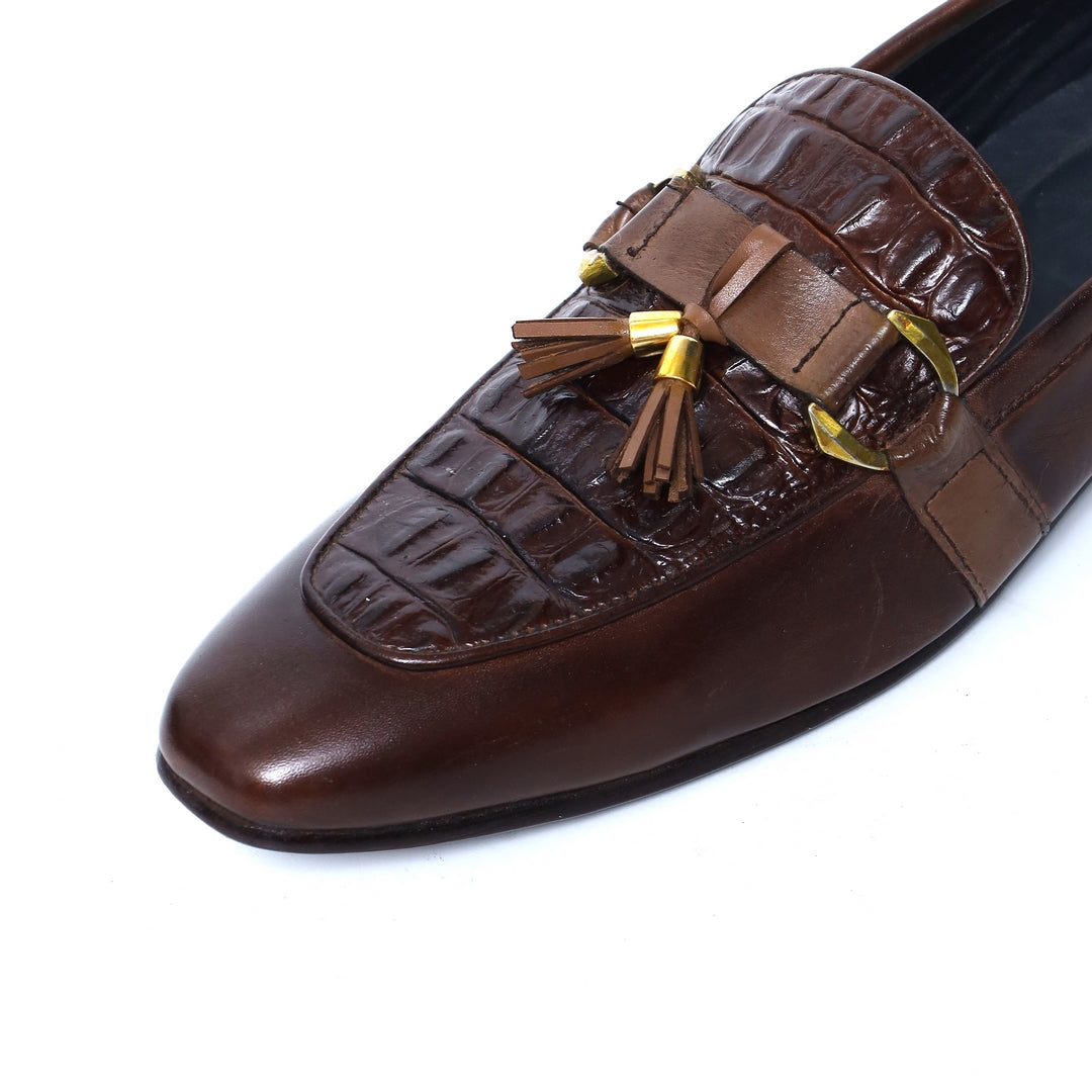 Hand Made leather Brown shoes 5112