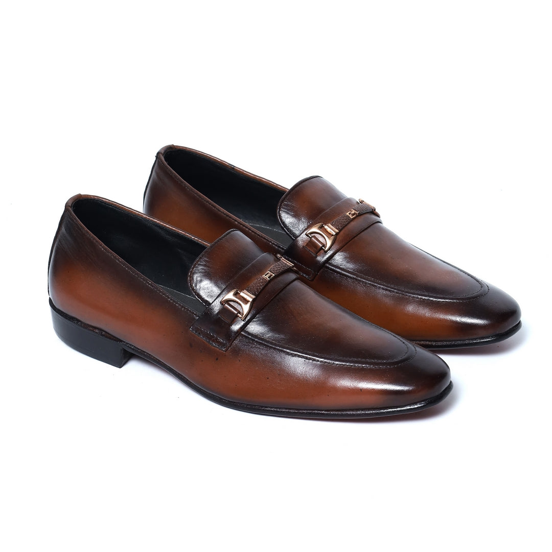 Hand Made leather Brown  shoes 5116