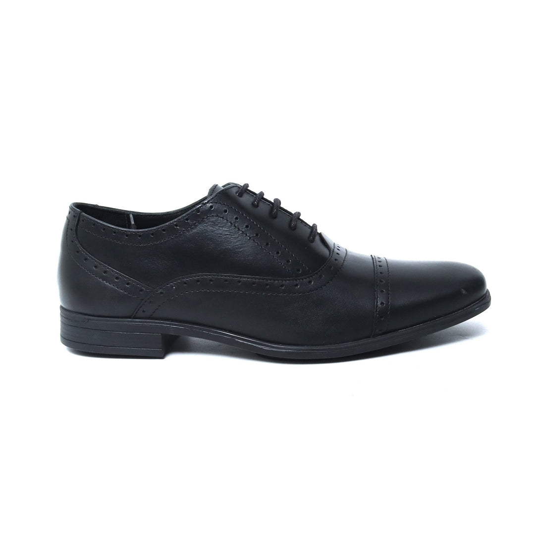 8337 Rubber sole Black Formal Leather shoes