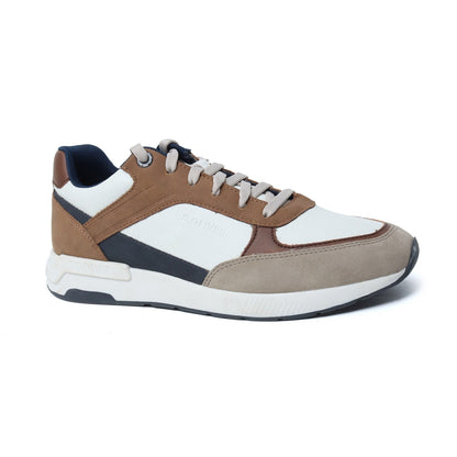 Soliver Men Sneakers 6682 White-Brown