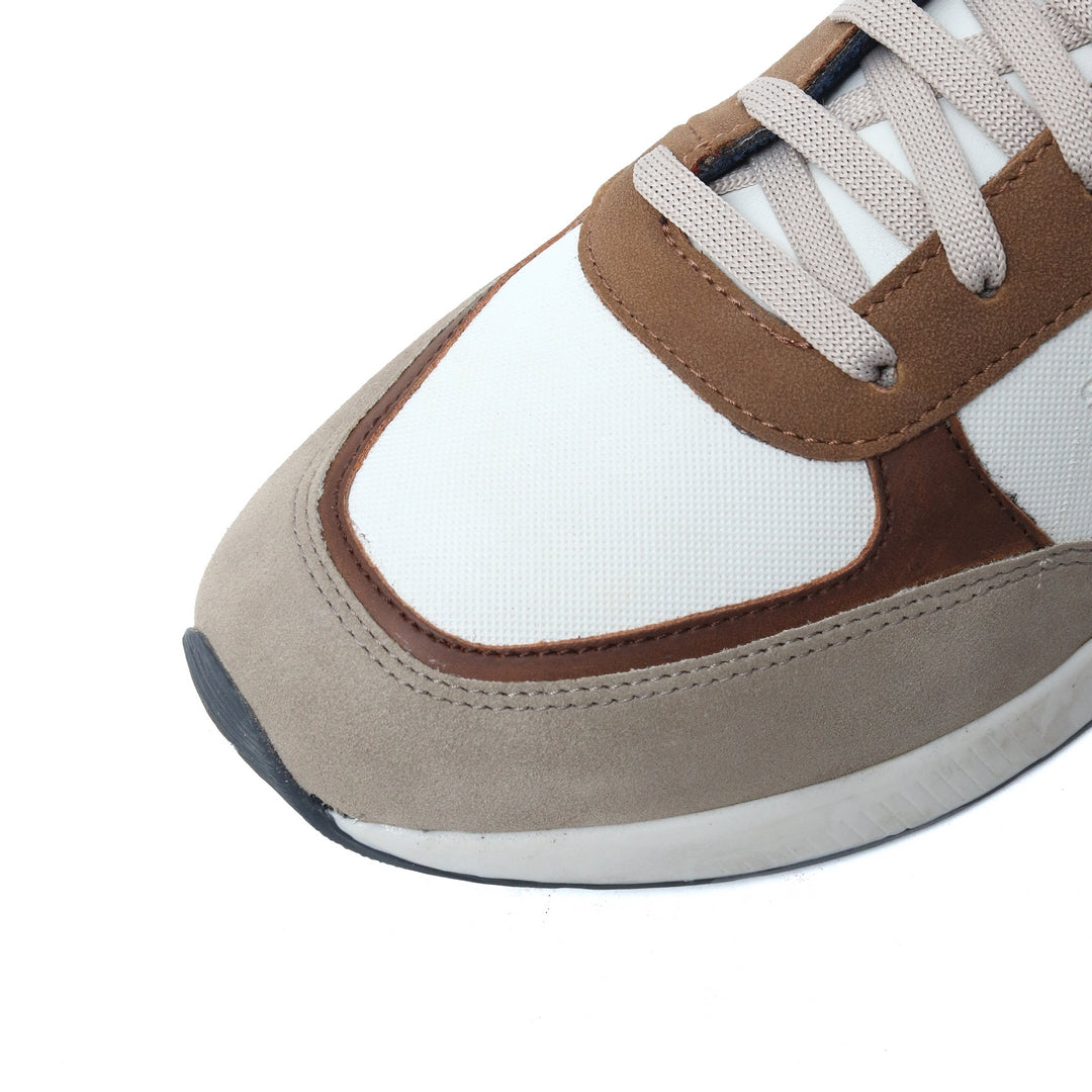 Soliver Men Sneakers 6682 White-Brown