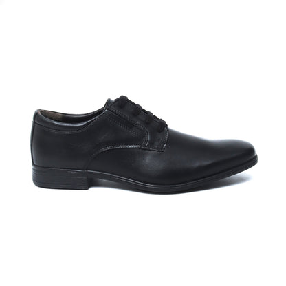 4487 Rubber  sole Black Formal Leather shoes