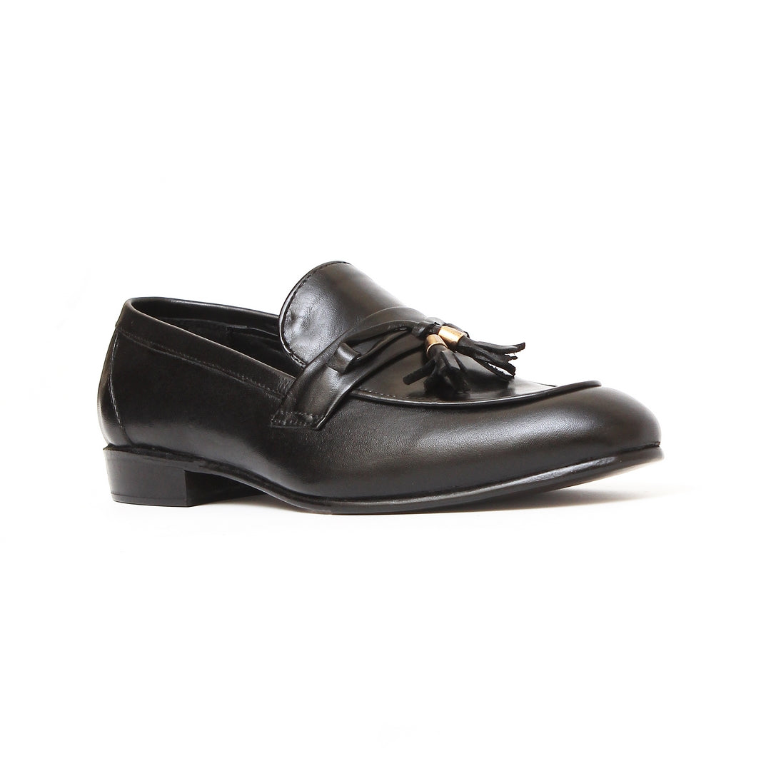 Black Handmade Primer leather shoes 51020