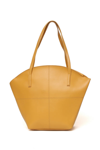 Basket Shoulder Bag Mustard