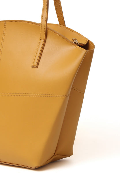 Basket Shoulder Bag Mustard