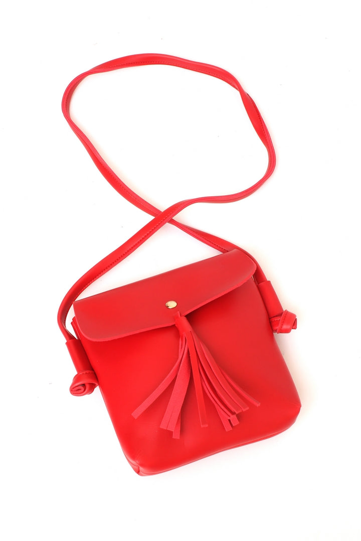 Cross Body Tasal Bag small Red