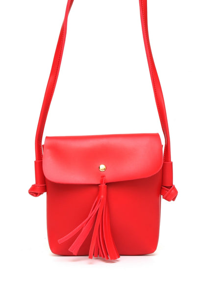 Cross Body Tasal Bag small Red