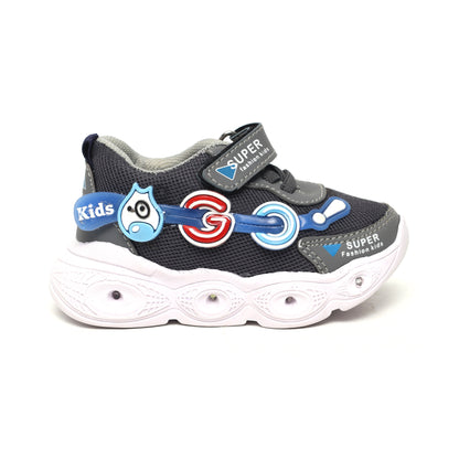 LEDs Lights Jogger for Kids QB-LC1 Grey