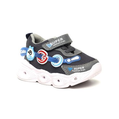 LEDs Lights Jogger for Kids QB-LC1 Grey