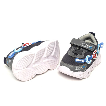 LEDs Lights Jogger for Kids QB-LC1 Grey
