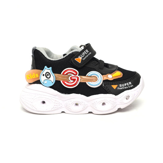 LEDs Lights Jogger for Kids QB-LC1 Black