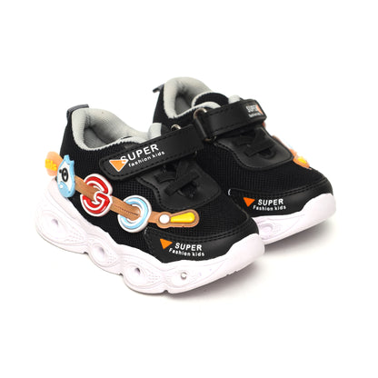 LEDs Lights Jogger for Kids QB-LC1 Black